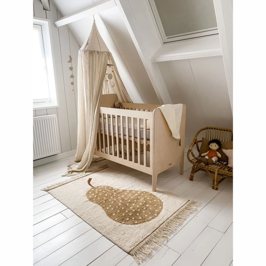 Tapis Petit Modern Rug Pear Design 130x90 cm Soft Living Room Carpet