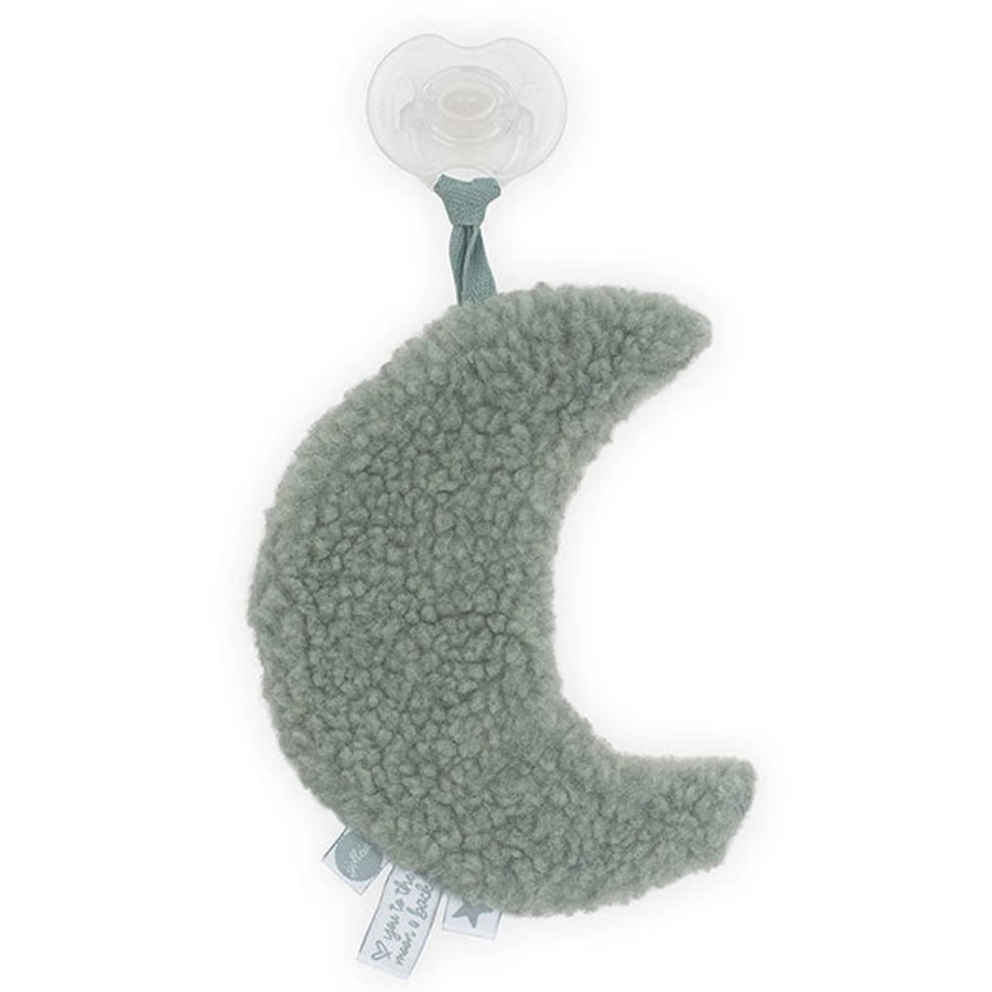 Jollein Baby Pacifier Holder with Soft Cloth for Secure Attachment and Comfort