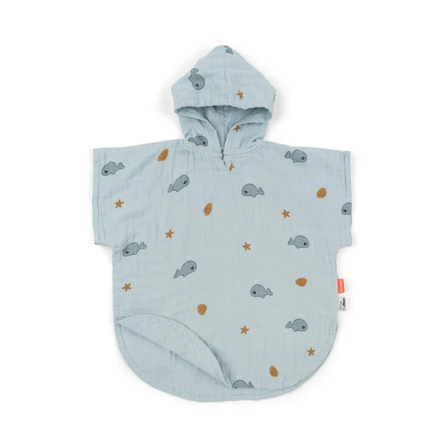 Done by Deer Premium Beach Poncho for Kids - Quick-Dry, UV Protection & Lightweight Travel Essential