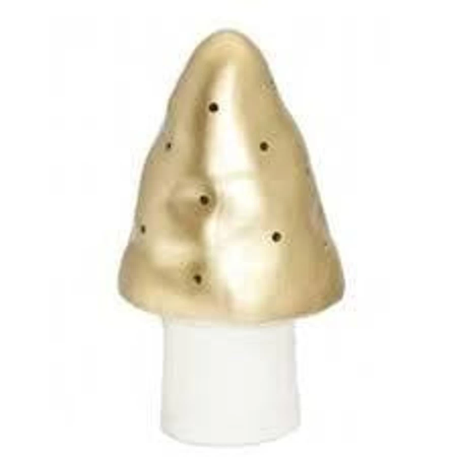 "Heico Light Toadstool Gold Decorative Item – Elegant Home Accent"